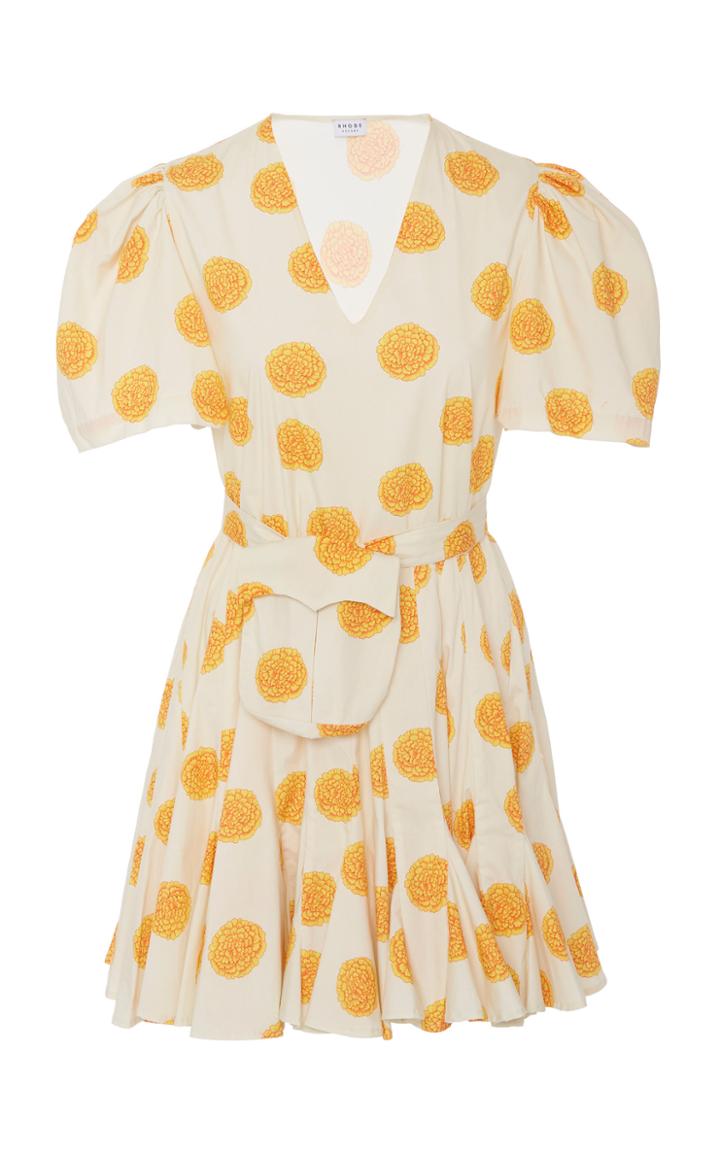 Rhode Resort Vivienne Floral-print Mini Dress