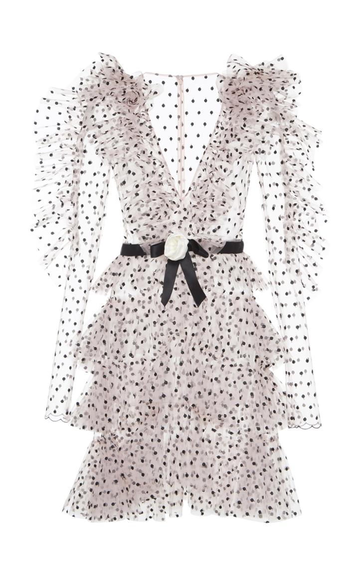 Philosophy Di Lorenzo Serafini Polka Dot Embroidered Dress