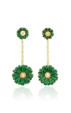 Brent Neale M'o Exclusive Medium Double Wildflower Drop Earrings
