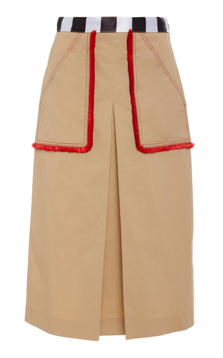 Stella Jean Split The Check Skirt