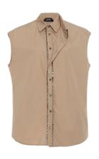 Moda Operandi N21 Embellished Sleeveless Cotton Top Size: 36