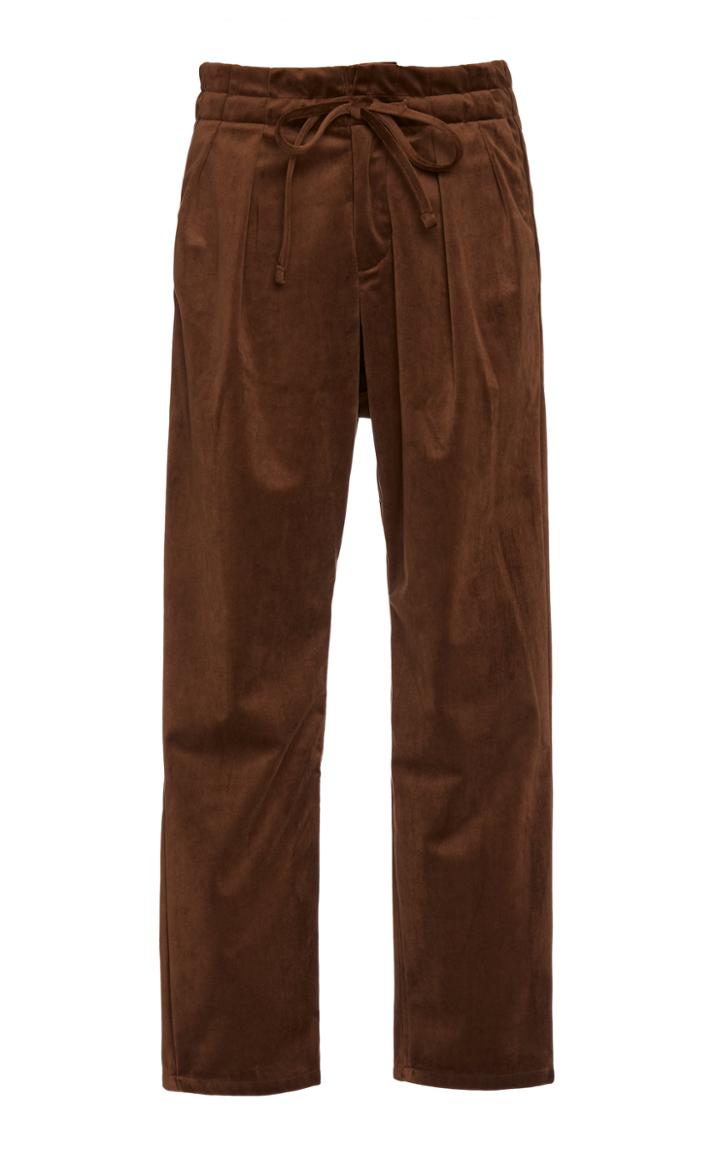 Monitaly Cotton-twill Straight-leg Pants