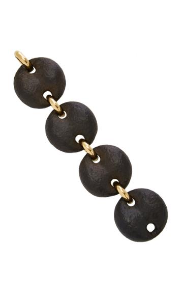 Antonia Miletto 18k Yellow Gold And Ebony Wood Marina Bracelet