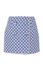 Moda Operandi Area Crystal Embellished Double-breasted Mini Skirt Size: 0