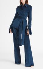 Moda Operandi Brock Collection Serena Belted Velvet Jacket