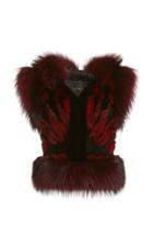 Moda Operandi Zuhair Murad Two-tone Faux Fur Vest