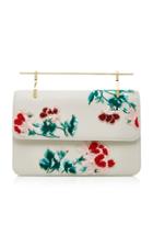 M2malletier La Fleur Du Mal Embroidered Leather Crossbody