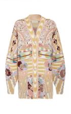 Etro Embroidered Wool-blend Cardigan