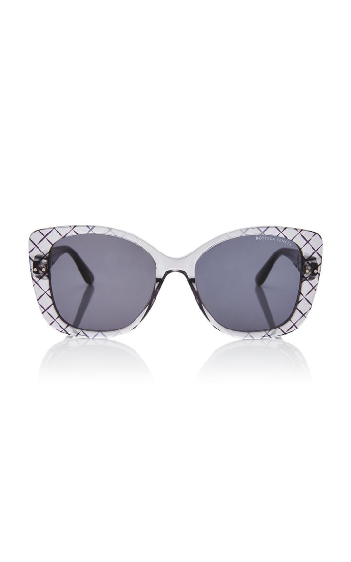 Bottega Venetta Sunglasses Intrecciato Butterfly Sunglasses