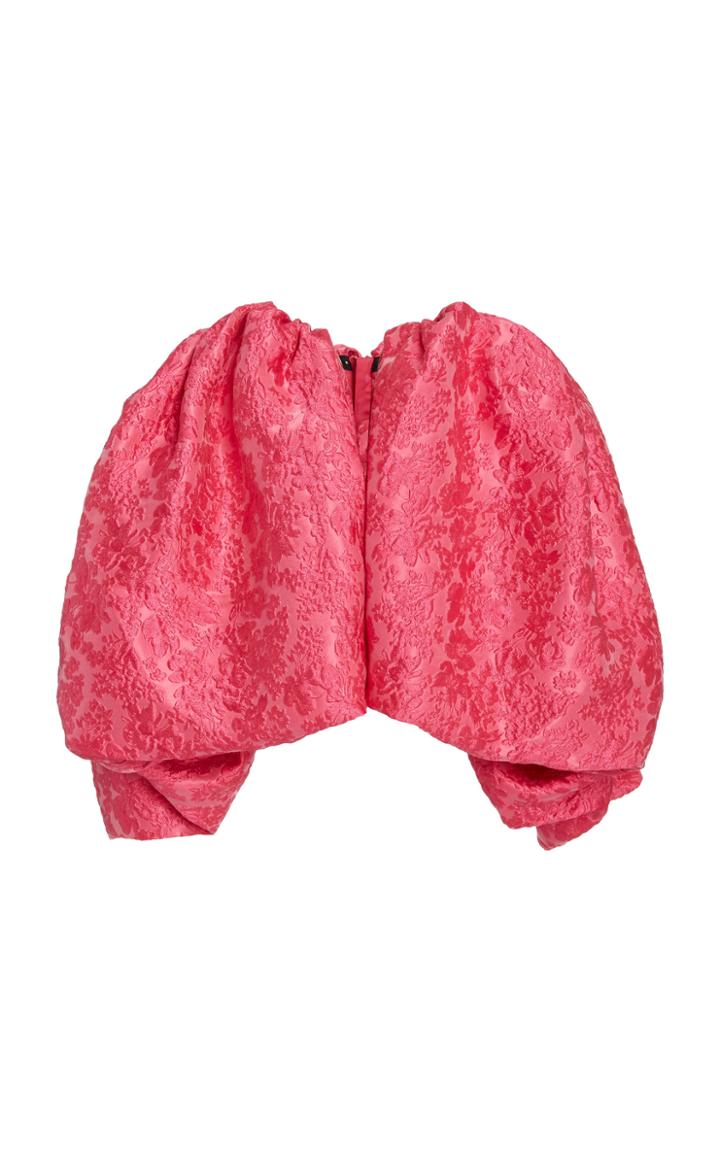 Moda Operandi Acler Piermont Floral Jacquard Off-the-shoulder Top