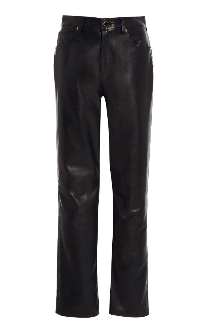 Khaite Victoria Leather Pants