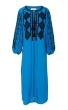 Figue Lana Embellished Silk Maxi Dress