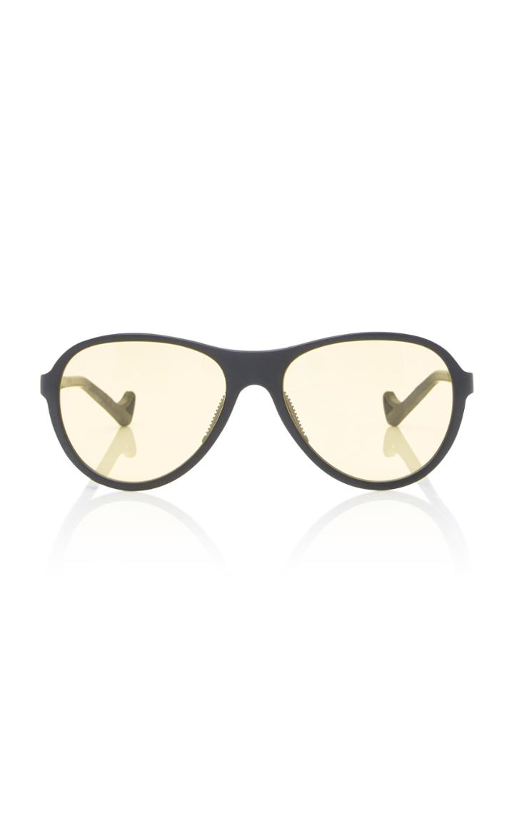 District Vision Kaishiro Black District Sports Yellow Sunglasses