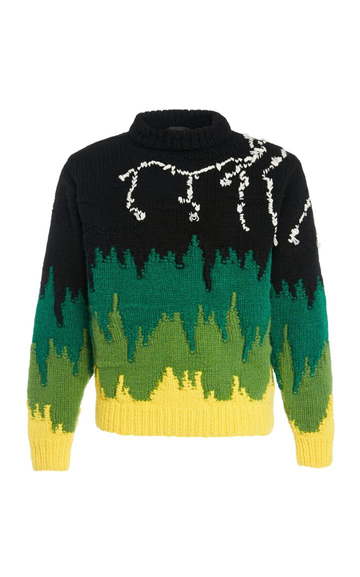 Prada Jacquard-knit Sweater
