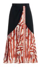 Moda Operandi Alexandre Blanc Tulip Printed Silk Skirt