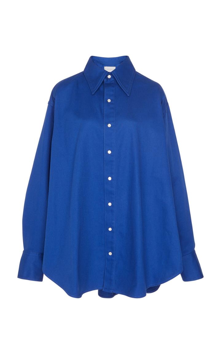Matthew Adams Dolan Oversized Button-down Cotton Work Shirt