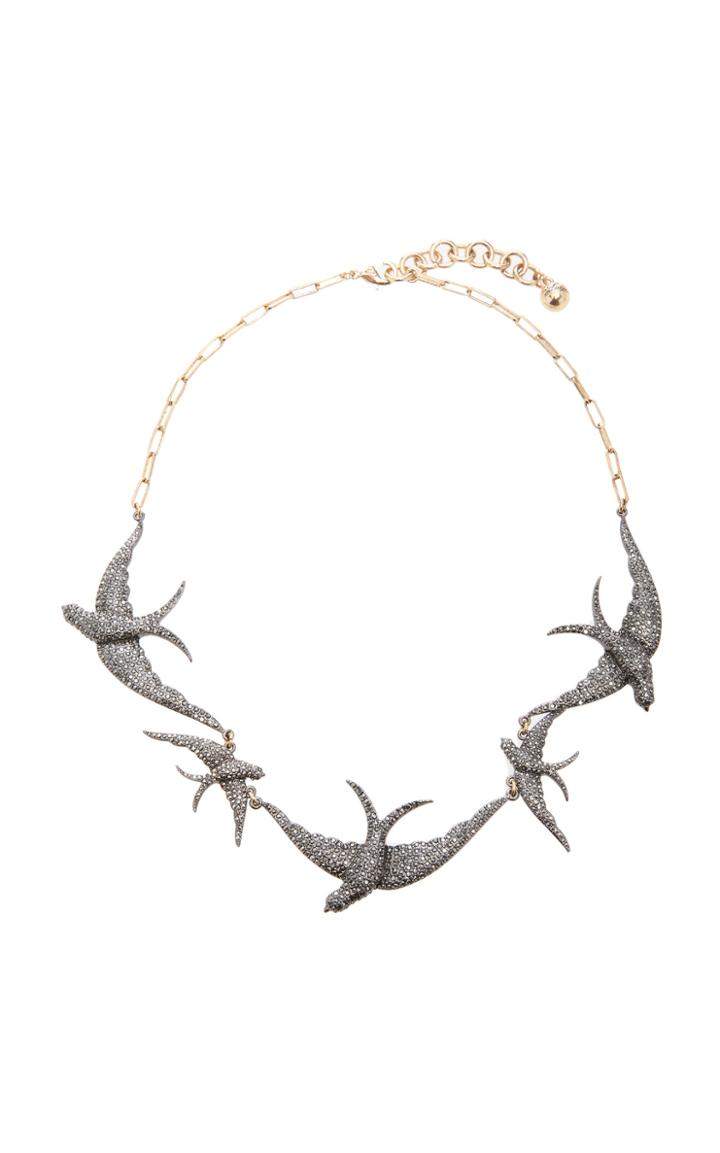 Lulu Frost Sparrow Two-tone Hematite-plated Neckalce