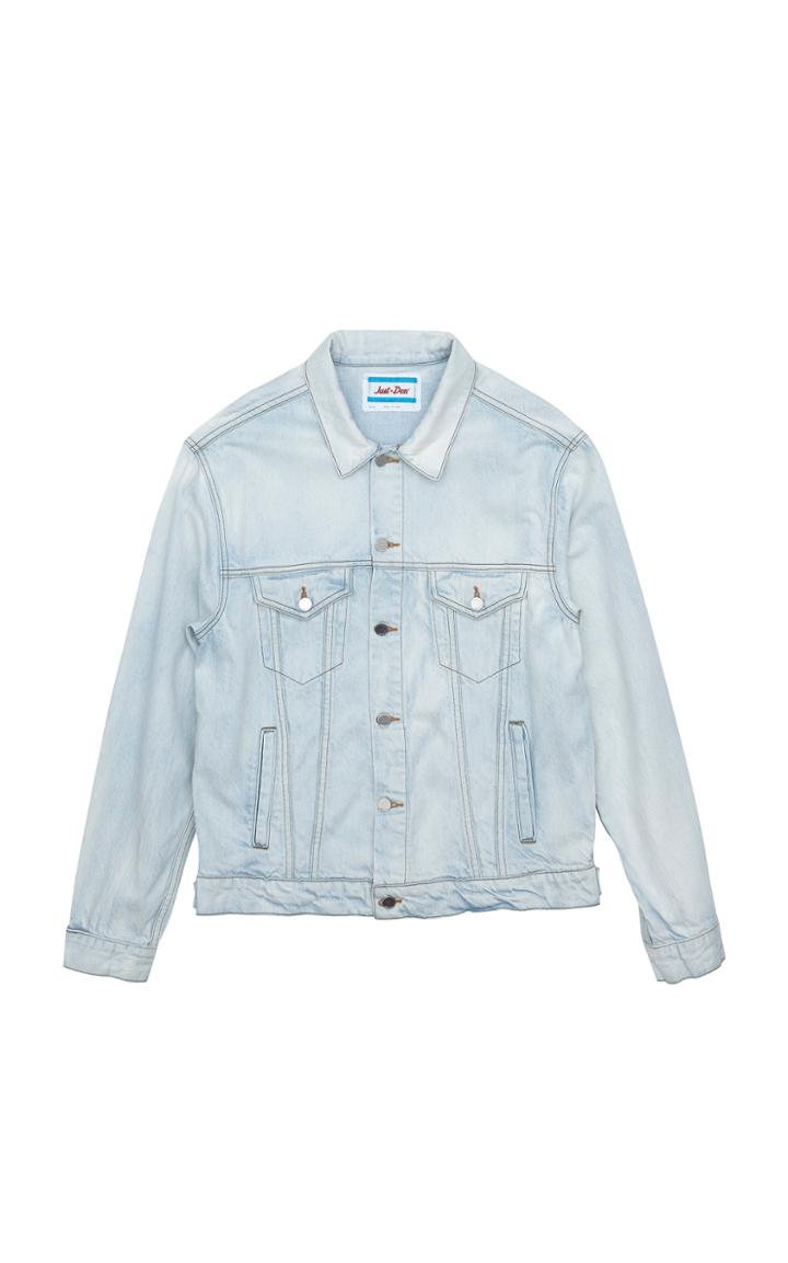 Just Don Printed Denim Jacket