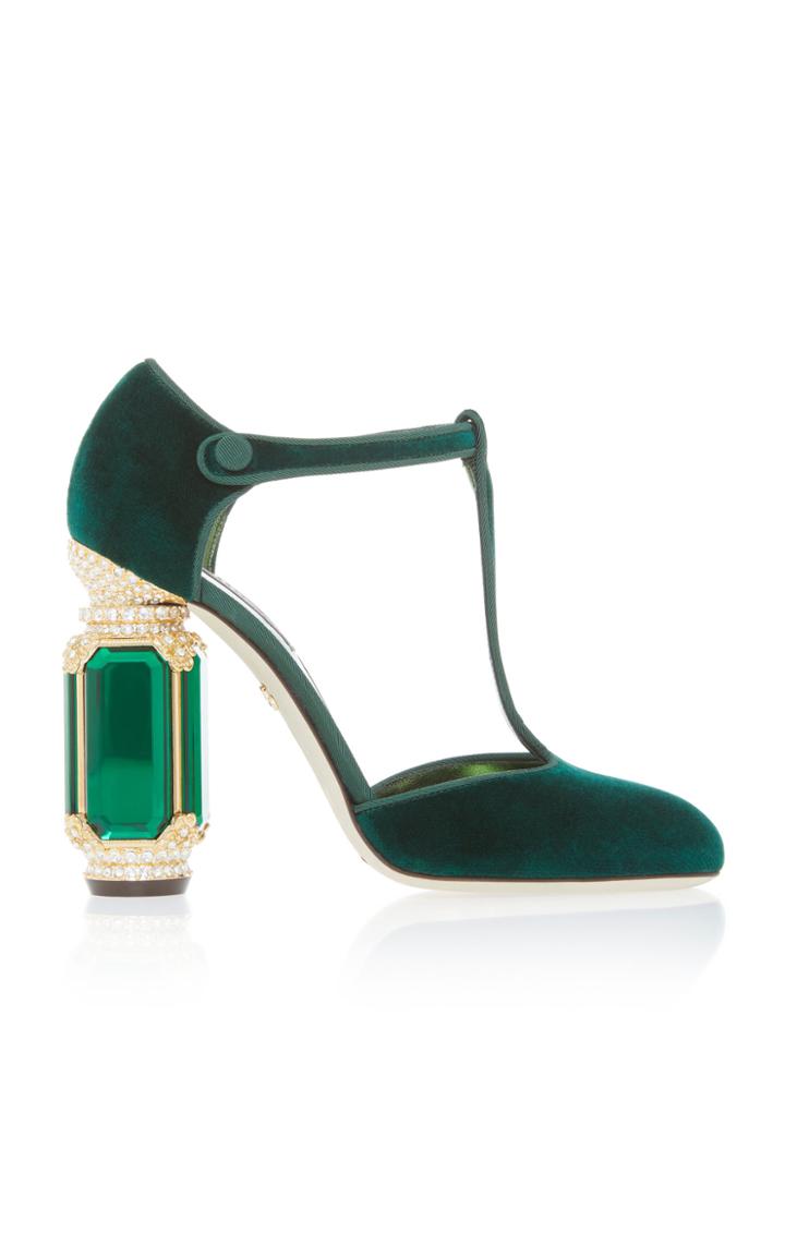 Dolce & Gabbana Jewel T Strap Pump