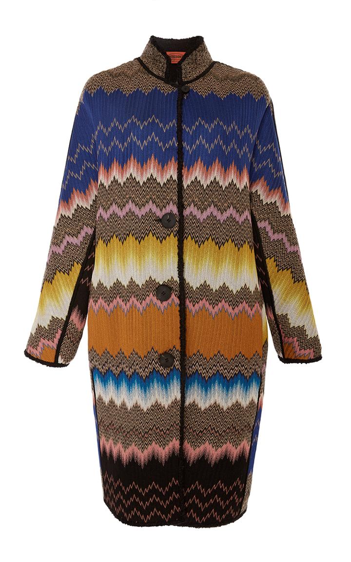 Missoni Multicolor Snake Weave Coat