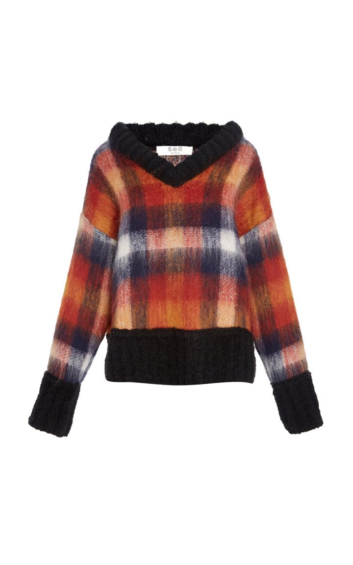 Sea Maryam V-neck Mohair Sweater