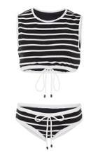 Osklen Stripe Two Piece Swimsuit