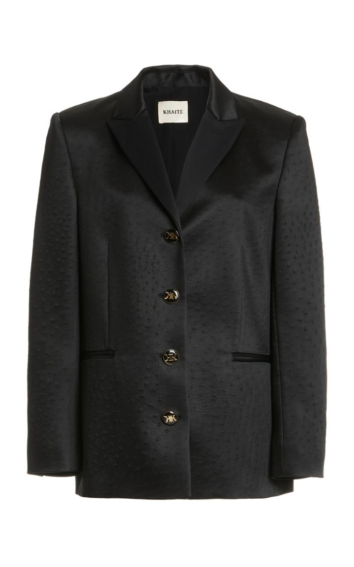 Moda Operandi Khaite Joan Satin Blazer