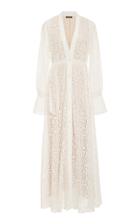 Mi Jong Lee Long Button Up Cotton Shirt Dress
