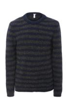 Massimo Alba Striped Wool Crewneck Sweater