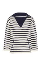 Current/elliott Elsie Striped Cotton Sweater
