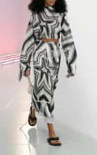 Moda Operandi Acne Studios Printed Linen Skirt