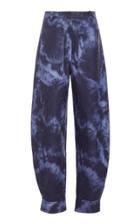 Tibi Sculpted Tie-dye Rubberized Pants