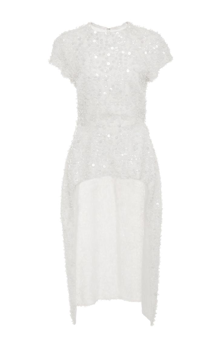 Christian Siriano Crystal Embroidered Tunic
