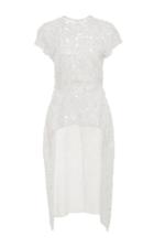 Christian Siriano Crystal Embroidered Tunic