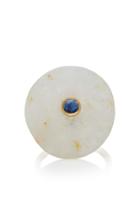 Cvc Stones Exclusive: 18k Gold, Beach Stone And Sapphire Ocean Ring