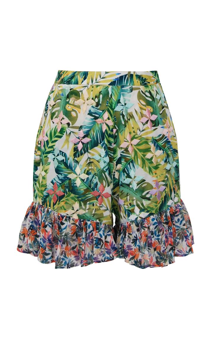 All Things Mochi Baila Tropical Ruffle Short