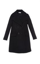 Dice Kayek Double Breasted Black Coat