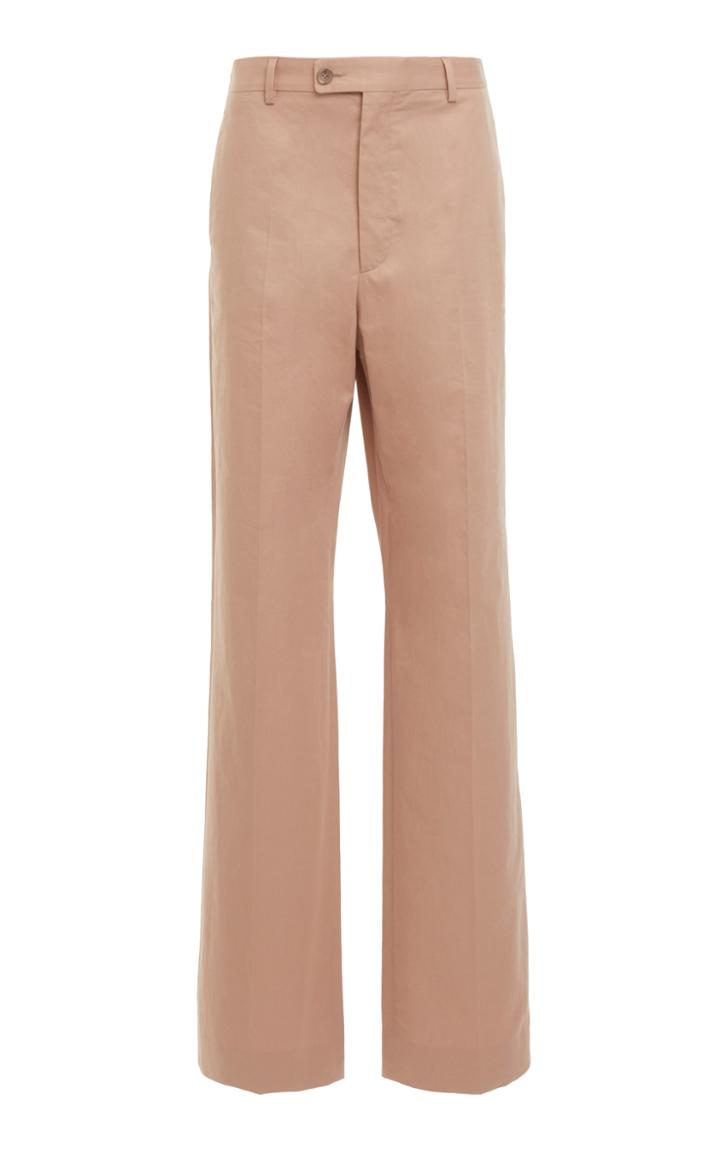 Maison Margiela High-rise Cotton Flared Trouser