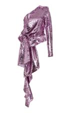 16arlington One Sleeve Sequin Top