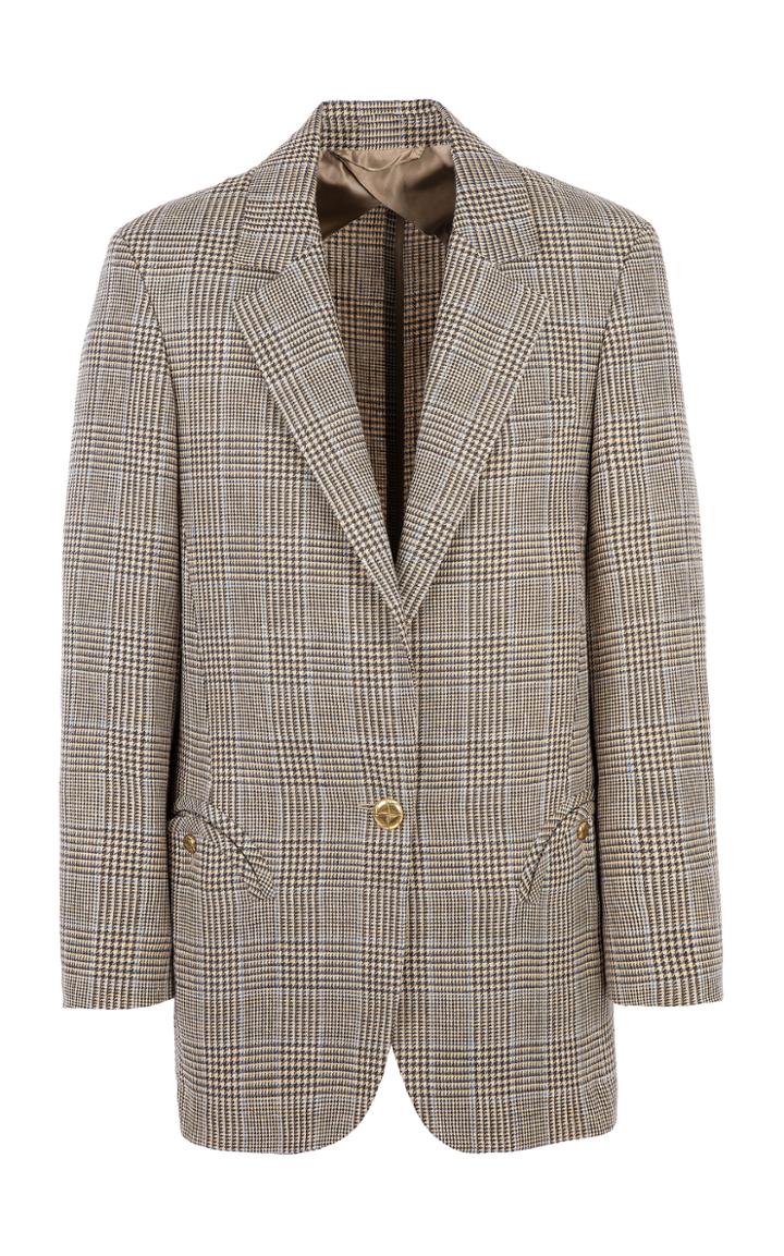 Blaz Milano Merit Weekend Plaid Single-breasted Blazer