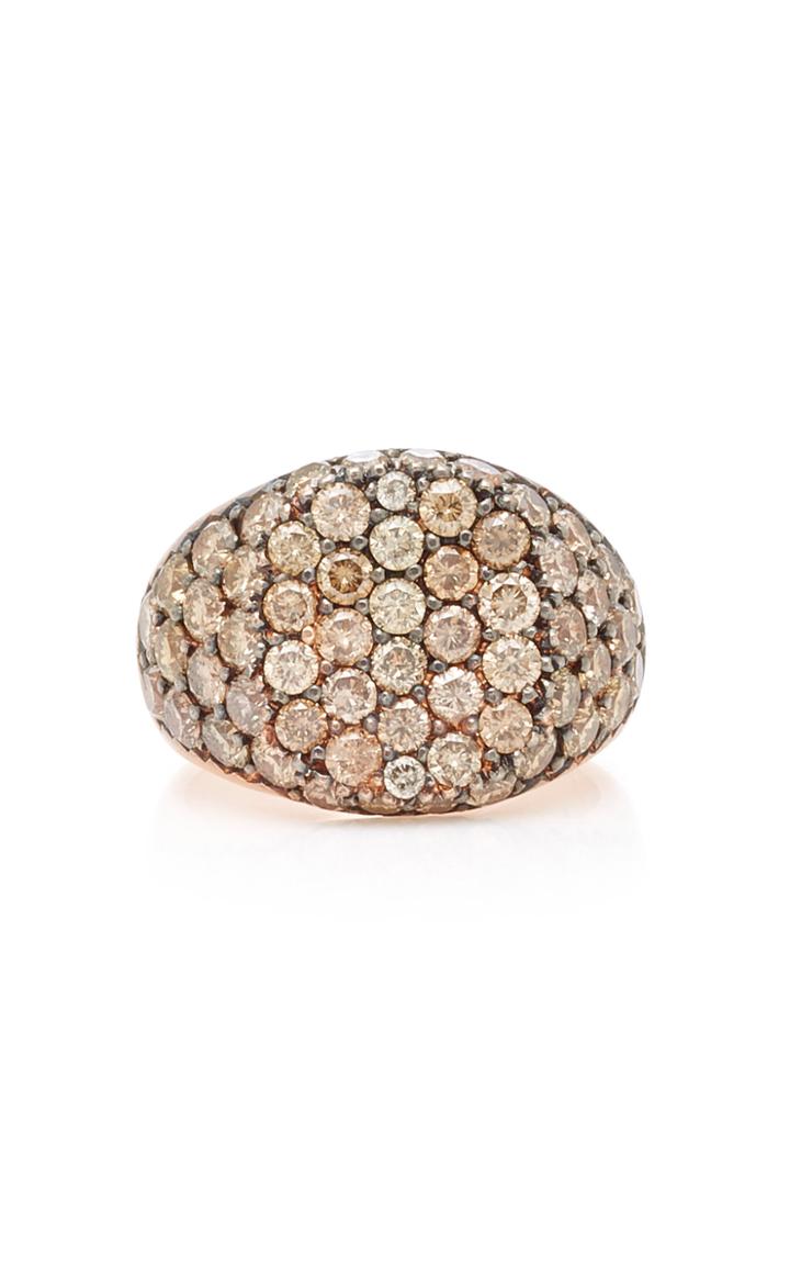 Sylva & Cie Ghetto Chic 14k Rose Gold Diamond Ring