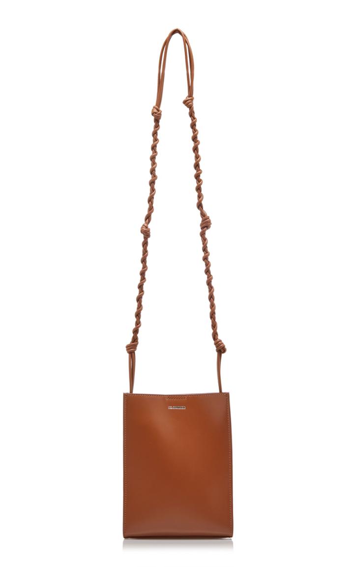 Jil Sander Tangle Small Leather Knotted-strap Bag