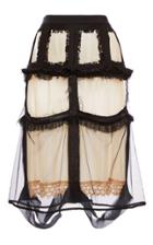 Maison Margiela Decortique Silk Wool Skirt