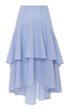 Marissa Webb Preston Seersucker Stripe Midi Skirt