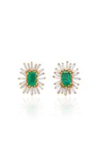 Suzanne Kalan One-of-a-kind Emerald Stud Earrings