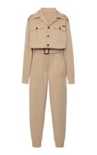 Moda Operandi Dolce & Gabbana Belted Stretch-gabardine Cargo Jumpsuit Size: 36