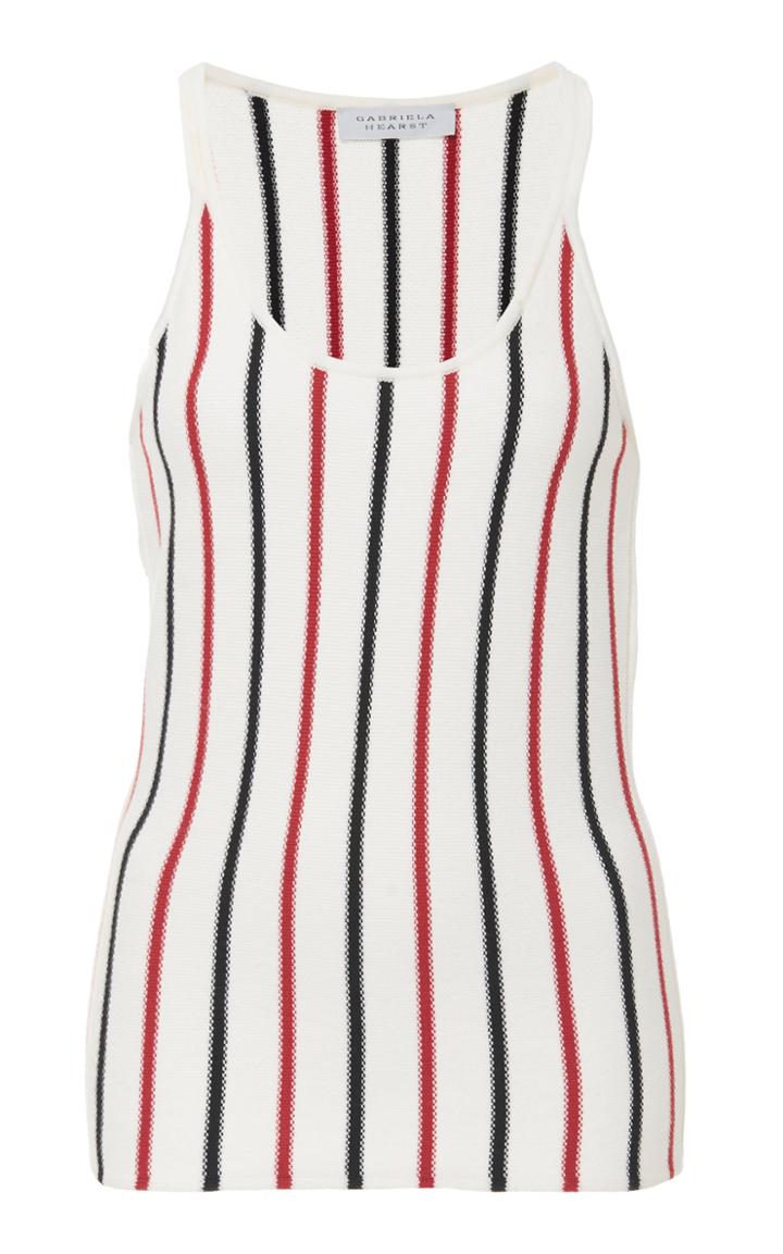 Moda Operandi Gabriela Hearst Luis Striped Wool Tank Size: Xs