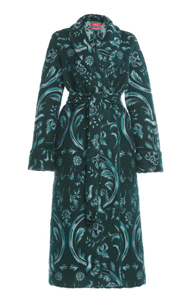 For Restless Sleepers Acheso Mohair Jacquard Coat