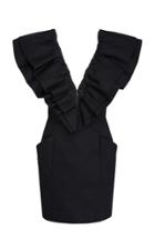 Fleur Du Mal Cotton Ruffle Dress