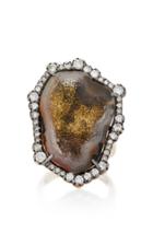 Kimberly Mcdonald 18k Gold Geode Diamond Ring